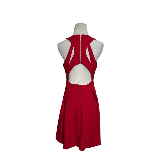 Lulu*s red sleeveless back cut out mini dress size M - Picture 11 of 11